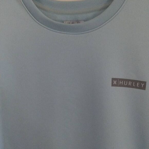 Hurley Sweatshirt XL Lightweight Light Blue - Picture 4 of 7